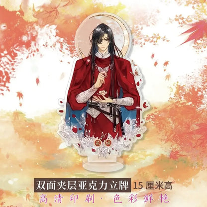 Anime Heaven Official's Blessing Acrylic Stand Tian Guan Ci Fu Xie Lian Hua Cheng PVC Desktop Stand Toy 15cm