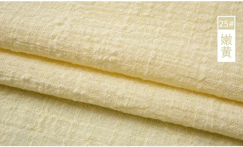 Solid Color Soft Thin Linen Cotton Fabric Organic Material Pure Natural Flax For Sewing DIY Handmade Clothes Patchwork Fabric