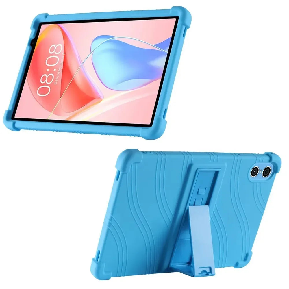 For Silicone Anti Fall Cover Stand Cover for TECLAST P26T /Vortex T10 /Vortex T10M /Vortex T10M Pro Plus 10.1" Tablets  Soft