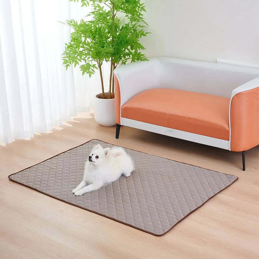 Dog Ice Mat Cooling Summer Pad Mat For Dogs Cat Blanket Sofa Breathable Pet Dog Bed Washable For Small Medium Large Dogs Mats