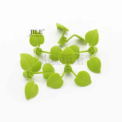 City MOC Plants Trees Flowers Petal Leaf Branch Educational Compatible Building Blocks Toys for Children DIY Bricks 6255 3741