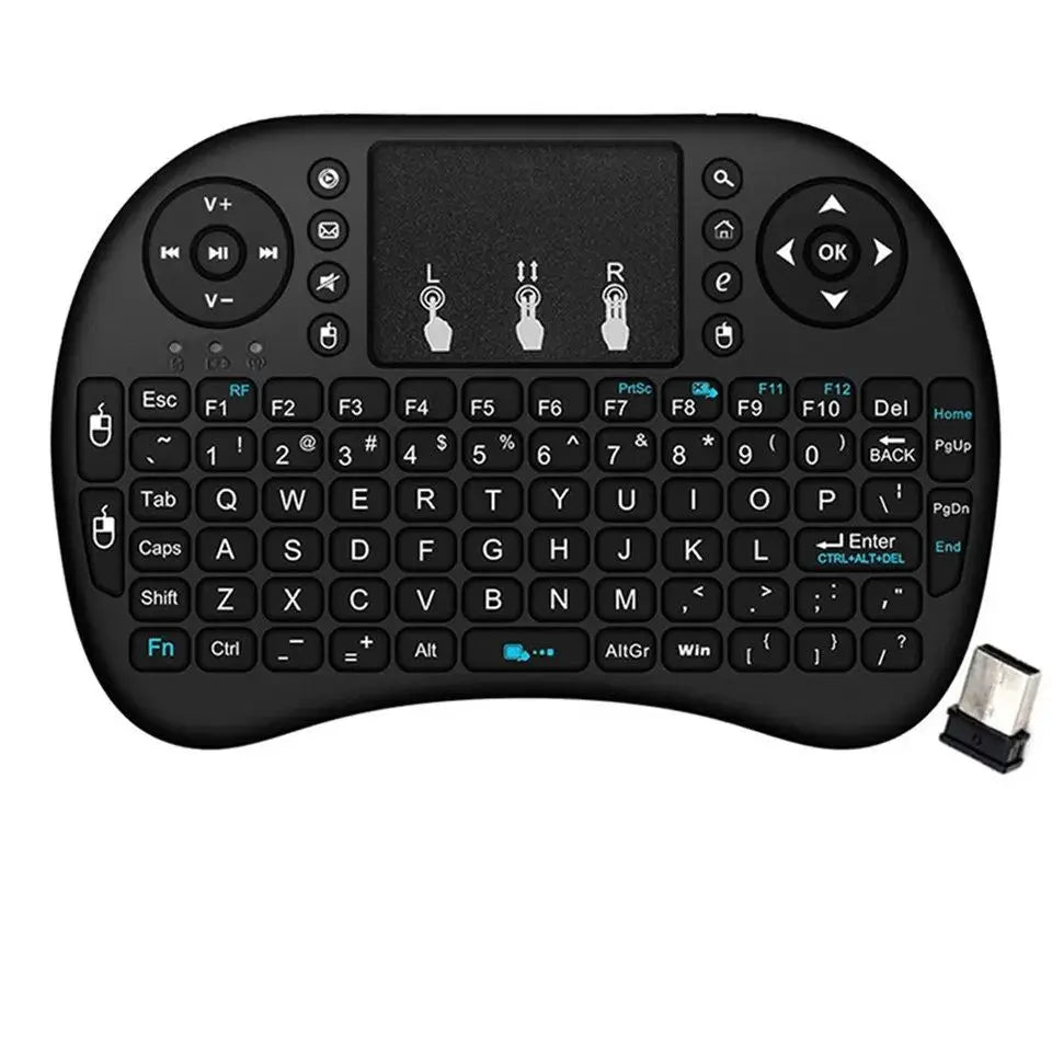 GAMINJA I8 Mini Handheld Keyboard Remote Control 2.4G Air Mouse Wireless Keyboard With Touchpad For Android TV Box PC Smart TV