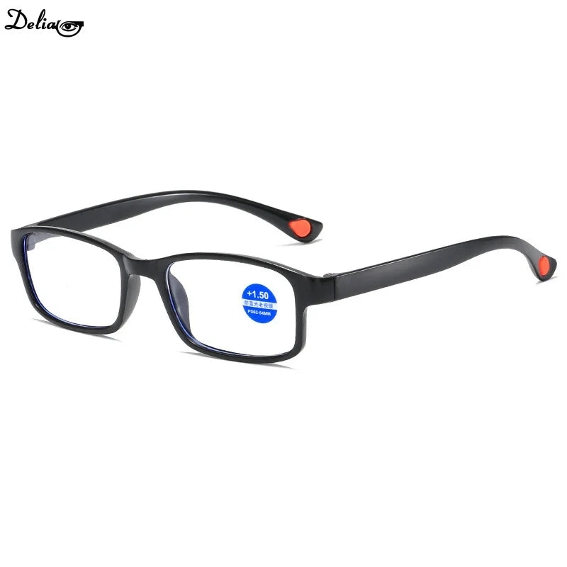 Reading Glasses Men's Anti-Blue Light Reading Glasses TR90 Sports Frame Fashion Anti-radiation Men and Women Reading Glasses