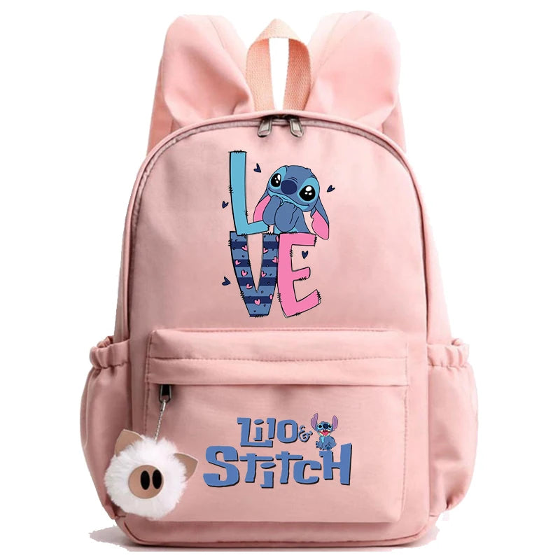 Disney Stitch Backpack for School Girl Boy Student Teenager Children Rucksack Women Casual Mochila Bags Kids Birthday Gifts Toys