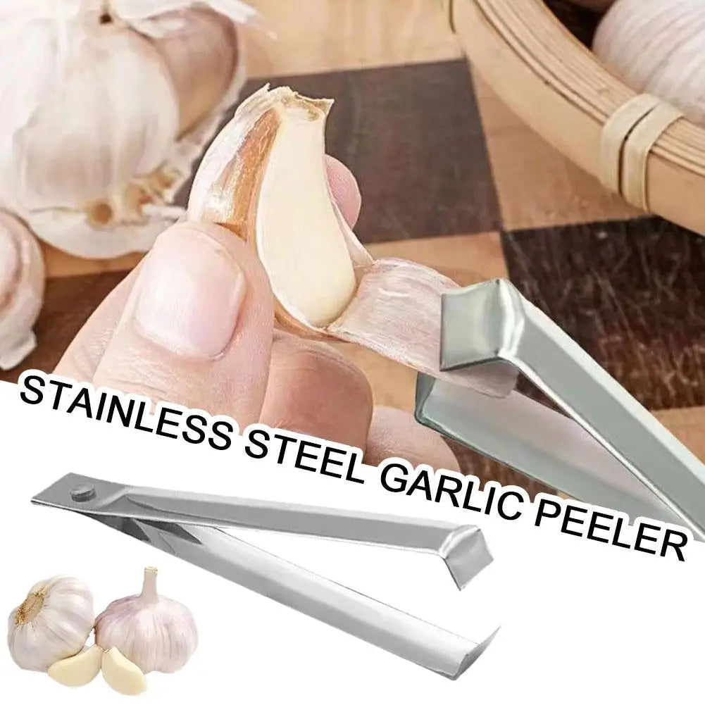 1/2pcs Fish Bone Tweezers Garlic Peeler Stainless Steel Remover Slant And Kitchen Gadgets Tweezers Tools Pliers Flat Tools L2U0