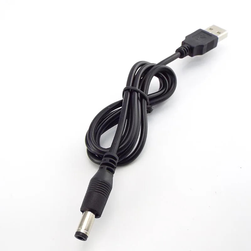 USB to DC 3.5*1.35mm 2.0*0.6mm 2.5*0.7mm 4.0*1.7mm 5.5*2.1mm 5.5*2.5mm Plug Jack DC 5V Power Extension Cable Connector