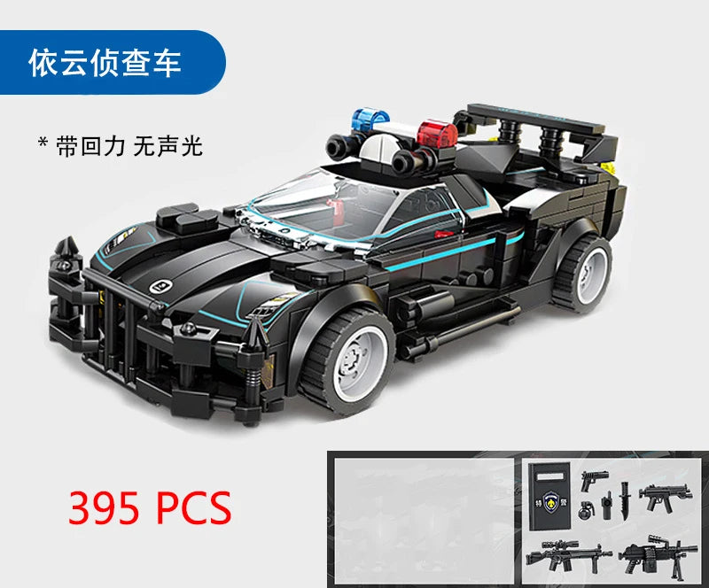 Special Forces SWAT Military Vehicle Car Police Station Bus Sets Building Blocks Kits Helicopters City Arms Truck Arrest Patrol