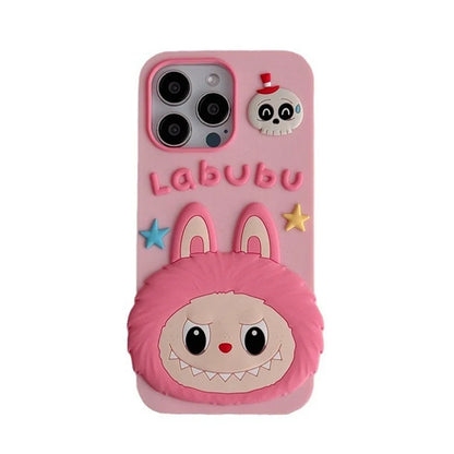 New Miniso LABUBU Cell Phone Cases Kawaii Cartoon Sanrio for iPhone16promax for iPhone13pro case Anti-slip Christmas Day Gift