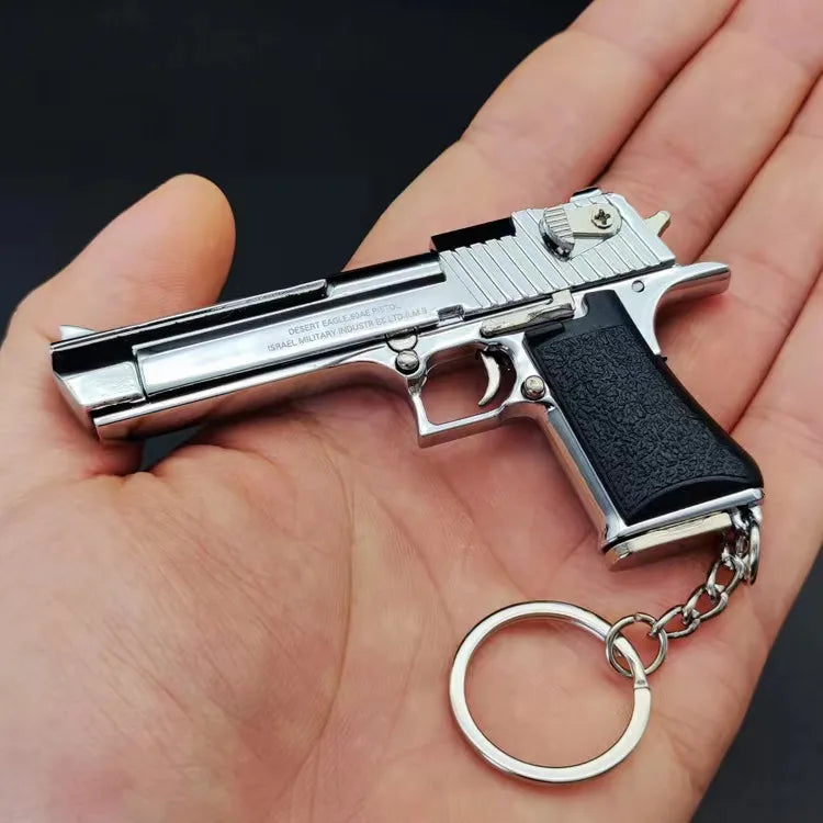 1:3 92f G34 Alloy Pistol Model Portable Keychain Bag Detachable Toy Gun Fidget Toy Fake Gun for Boy Collection Adults Gift