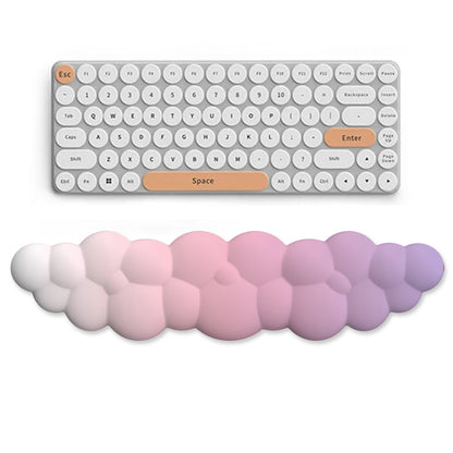 Keyboard Cloud Wrist Rest Pad,Cloud Mouse Arm Wrist Rest Cute Memory Foam Palm Rest with Non-Slip Suitable for Office Home