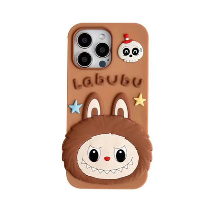 New Miniso LABUBU Cell Phone Cases Kawaii Cartoon Sanrio for iPhone16promax for iPhone13pro case Anti-slip Christmas Day Gift