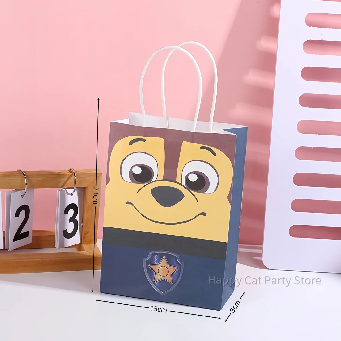 PAW Patrol Paper Gift Bags Birthday Decor dog skye candy Bag Patrol paw Biscuit Package boys Girls Favors Gifts Party Supplies