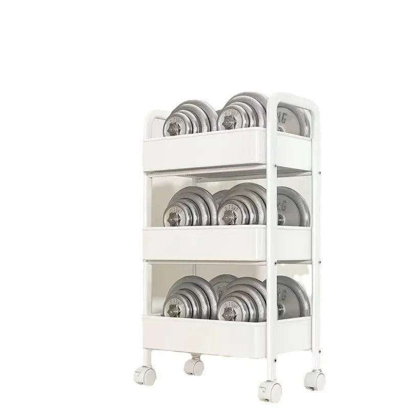 Trolley Rack Kitchen Floor Bedroom Multi-Layer Baby Snacks Mobile Bathroom Bathroom Storage Storage Rack