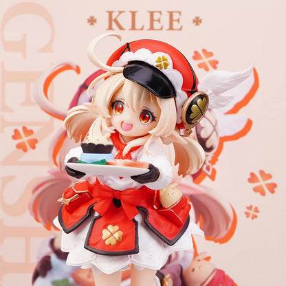 Anime Figure Genshin Impact Spark Knight 16CM PVC KLEE Coffee Shop Dessert Westwind Order Chivalry Christmas Gifts Free Shipping