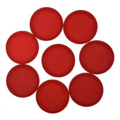 Red Air Hockey Set (8 pcs. 63 mm Air Hockey Puck)