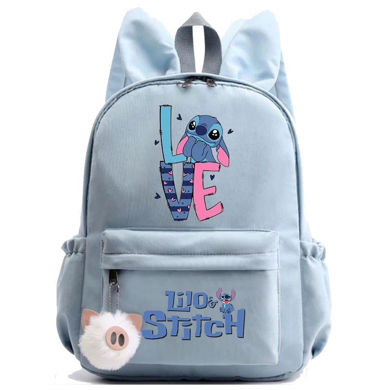 Disney Stitch Backpack for School Girl Boy Student Teenager Children Rucksack Women Casual Mochila Bags Kids Birthday Gifts Toys