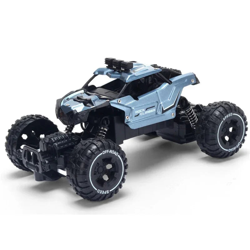 2.4G Alloy Electric Remote Control Car High Speed Off Road Racing Vehicle Truck Mini RC Car Toys for Boy Childrens Birthday Gift