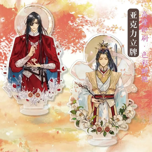 Anime Heaven Official's Blessing Acrylic Stand Tian Guan Ci Fu Xie Lian Hua Cheng PVC Desktop Stand Toy 15cm