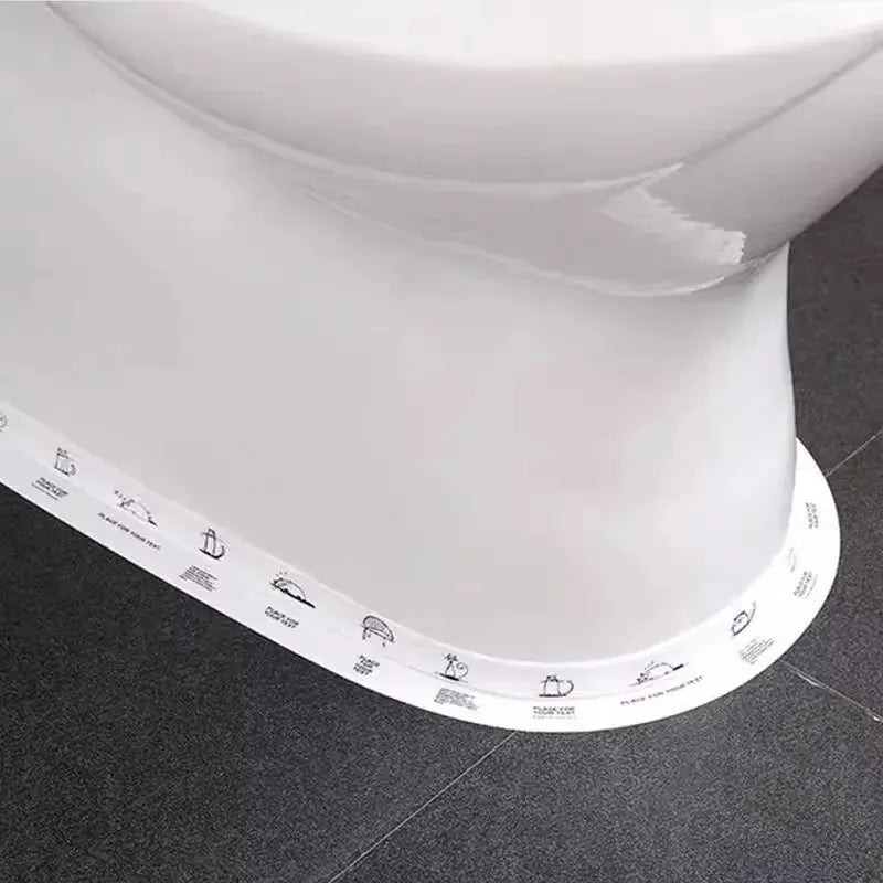 1pc Bathroom Waterproof Wall Stickers Sealing Tapes PVC Adhesive Sealing Strips Sink Edge Tape Kitchen Bathroom Accessories