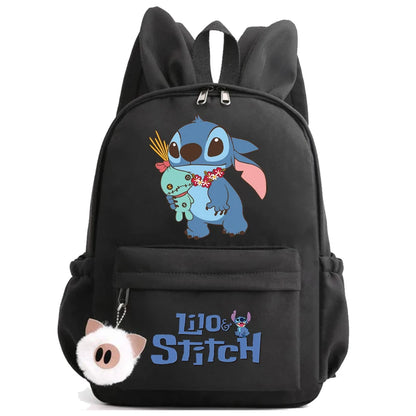 Disney Stitch Backpack for School Girl Boy Student Teenager Children Rucksack Women Casual Mochila Bags Kids Birthday Gifts Toys