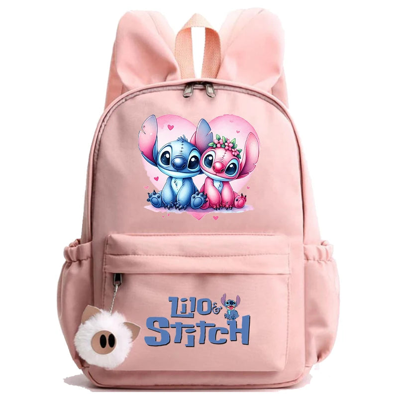 Disney Stitch Backpack for School Girl Boy Student Teenager Children Rucksack Women Casual Mochila Bags Kids Birthday Gifts Toys