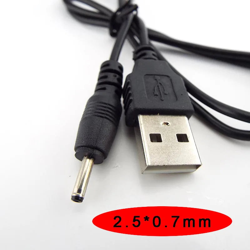 USB to DC 3.5*1.35mm 2.0*0.6mm 2.5*0.7mm 4.0*1.7mm 5.5*2.1mm 5.5*2.5mm Plug Jack DC 5V Power Extension Cable Connector