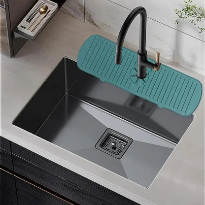 Kitchen Faucet Splash Pad Silicone Sink Faucet Splash Guard Mat Sponge Drain Pad Countertop Protector for Bath Kitchen Gadgets