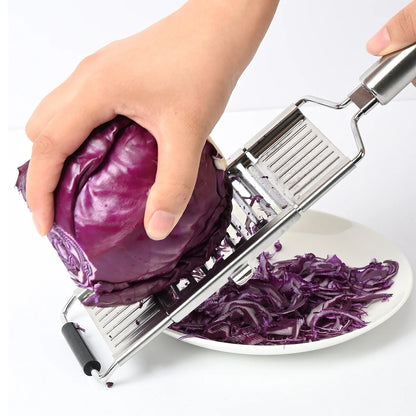 Shredder Cutter Stainless Steel Grater Portable Manual Vegetable Slicer Easy Clean Grater Multi Purpose Home Kitchen Tool