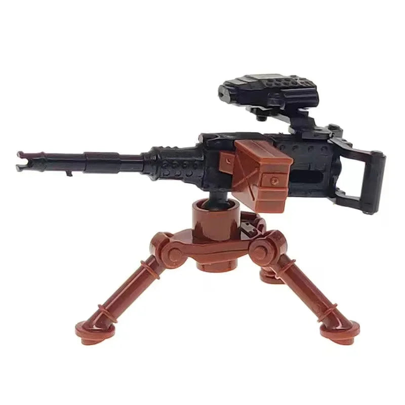 WW2 Military Building Blocks Solider Figures Gifts Weapons Machine Guns Equipments Accessories RPG MK19 Gatling NSV Mortar MOC