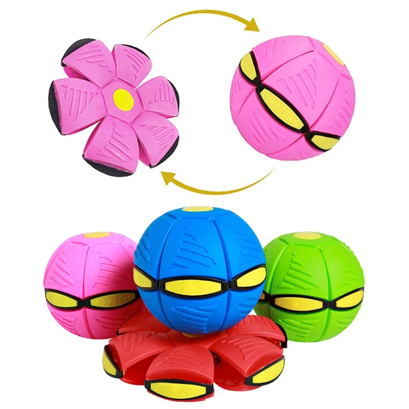 Interactive Flying Saucer Ball Dog Toys Magic Funny Pet Toy Flying Saucer Outdoor Dog Training Toy Pelota Perro Dogs Accessoires