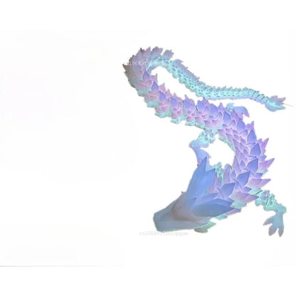 22/30/45cm New Luminous 3D Printed Dragon Glow in The Dark Flying Dragon Rotatable Articulated Wing Dragons Home Ornaments