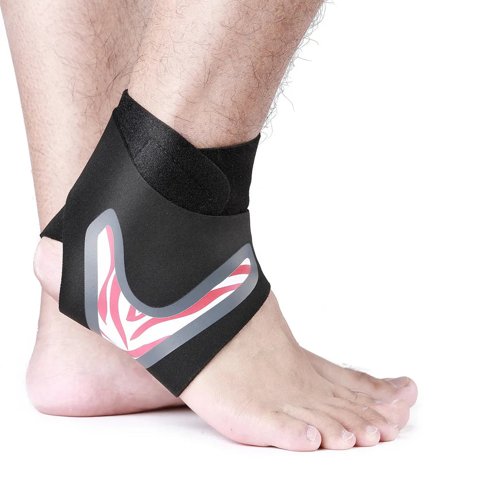 1PC Sports Compression Ankle Support Ankle Stabilizer Brace Tendon Pain Relief Strap Foot Sprain Injury Wrap Basketball Football