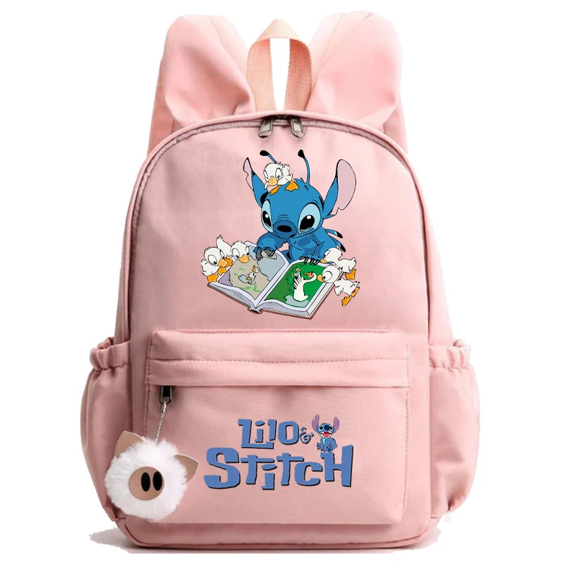 Disney Stitch Backpack for School Girl Boy Student Teenager Children Rucksack Women Casual Mochila Bags Kids Birthday Gifts Toys