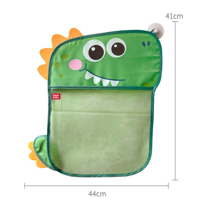 Dinosaur Animal Baby Bath Toys Organizer Kids Tidy Storage Suction Bathroom Bathtub Doll Hanging Bag Basket Mesh Bag Water Toys