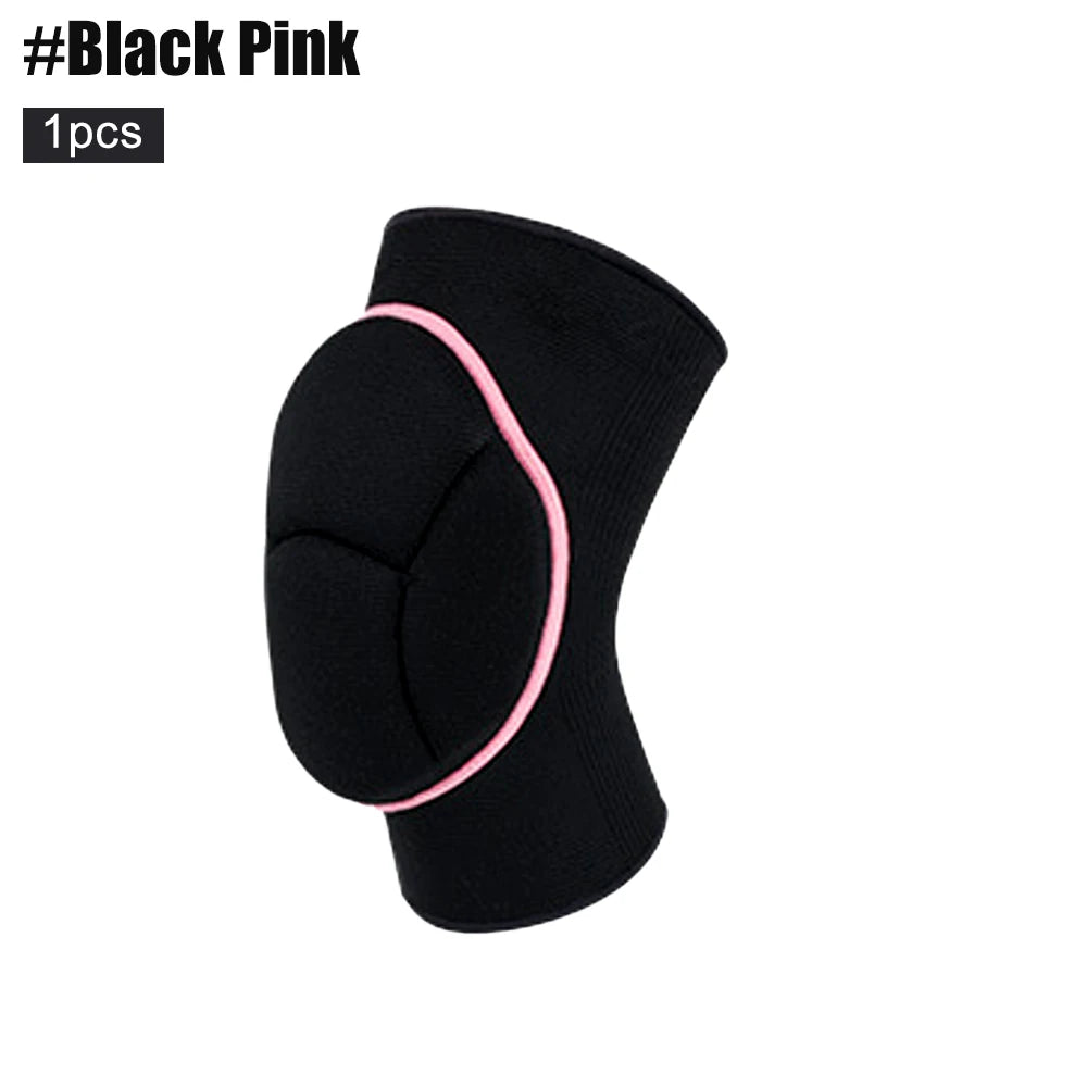 1Pcs Kneepads Thick Sponge Anti-Slip Collision Avoidance Knee Sleeve Football Jogging Wrestling Basketball Volleyball Women Men