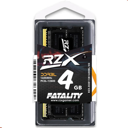 RZX Memoria RAM DDR3L Notebook 8GB 4GB 1.35V 204pin 1600MHz PC3L Laptop Sodimm Memory