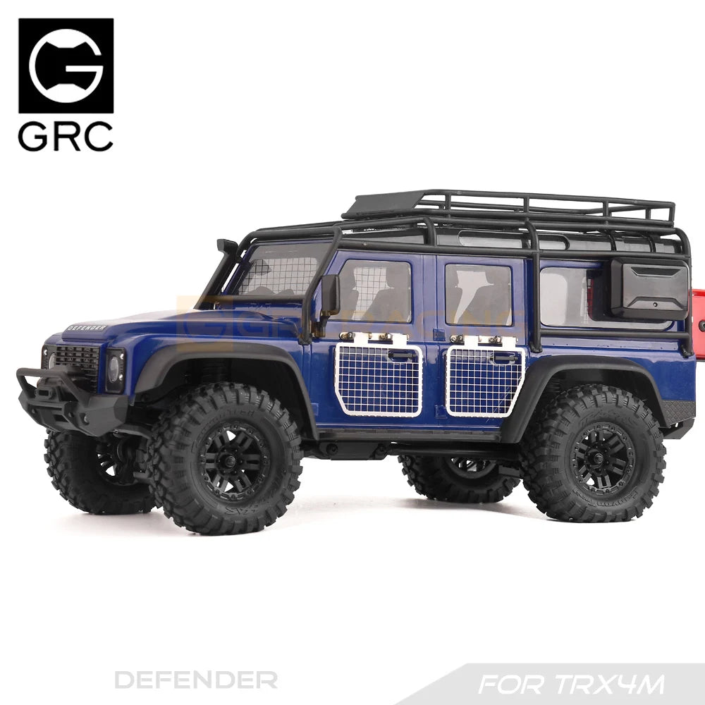 Grc Stainless Steel Reversible Window Guard Mesh For Traxxas 1/18 Trx4m Defender Upgrade Option Parts #g178ys/b