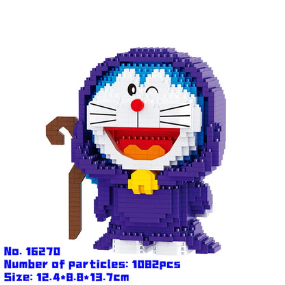 BALODY Doraemon building block Nobita Nobi Dorami model Minamoto Shizuka figure children's toy Christmas birthday gift