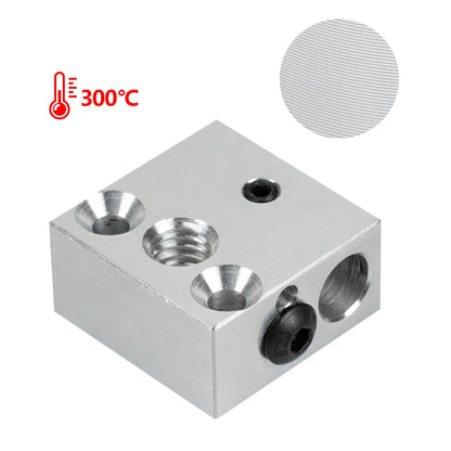 KINGROON CR10 Heated Block Aluminum Brass Plated Copper Extruder Hotend Bi-Metal Heatbreak Throat for Ender 3 3D Printer Parts