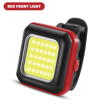 WEST BIKING Bicycle Front Rear Light COB Lamp Beads IPx45 Waterproof Charging Cycling Taillight LED Lantern Bike Accessories