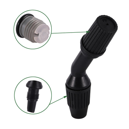 1/4" Garden Hose Nozzle Adjustable High Pressure Sprayer Garden Irrigation System Atomizer Suitable for Watering Plants Car Wash