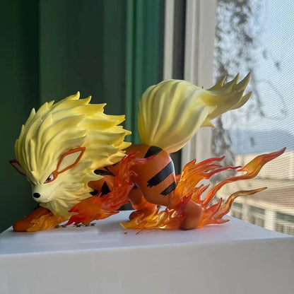 New Pokemon Pikachu Arcanine Wind Speed Dog Toy Figure Decoration Action Toys kids Birthday