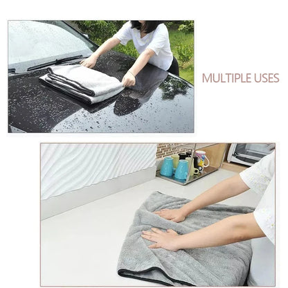 Microfiber Towel Car Wash Accessories Super Absorbency Car Cleaning Cloth Premium Microfiber Auto Towel One Time Drying