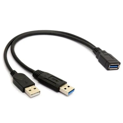 Y-line Durable Usb Extension Cable Usb 3.0 Data Transmission Cable Compatible With Mobile Hard Disk Length 35cm Hdd Data Cable