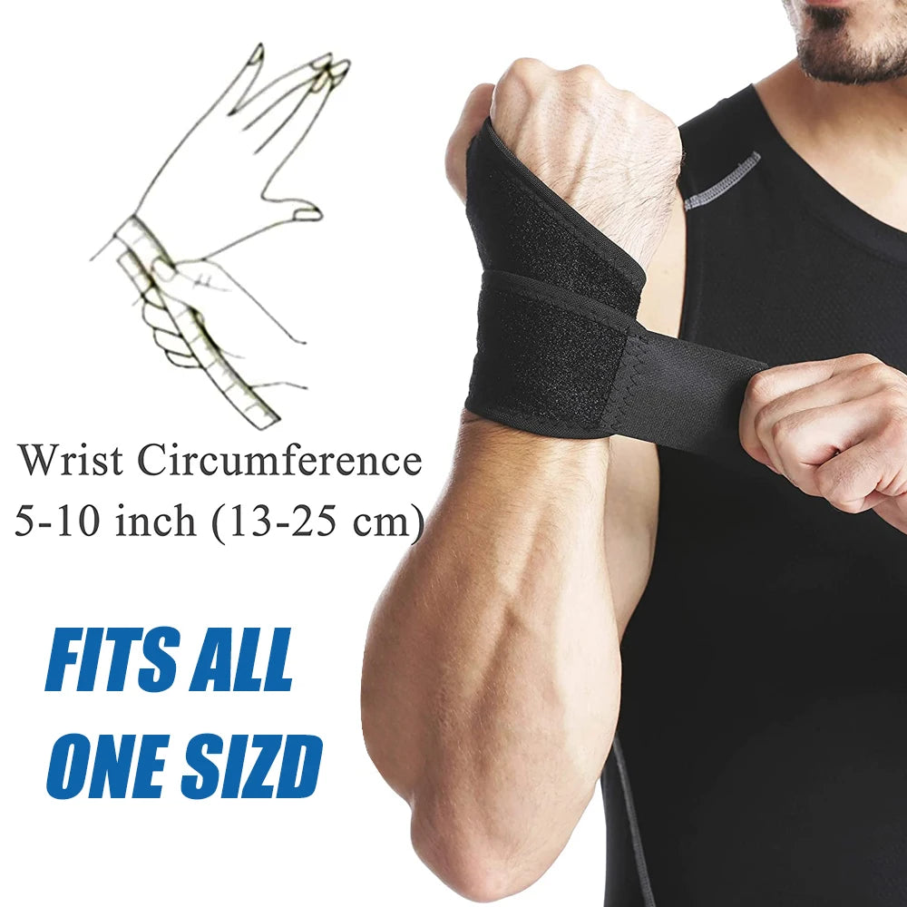 Wrist Brace for Carpal Tunnel,Adjustable Wrist Support Brace for Arthritis and Tendinitis,Wrist Compression Wrap for Pain Relief