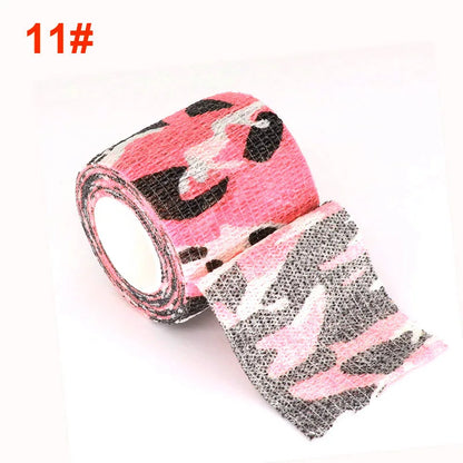 Elastic Bandage Camouflage Elastoplast Disguise Bicycle Self Adhesive Wrap Hunting Bick 4.8m Sports Protector Support