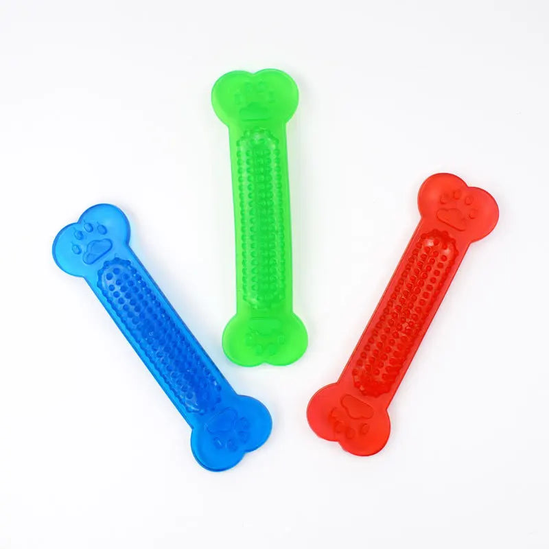 Hot Sale Pet Dog Chew Toys Rubber Bone Toy Aggressive Chewers Dog Toothbrush Doggy Puppy Dental Care For Dog Pet Accessories