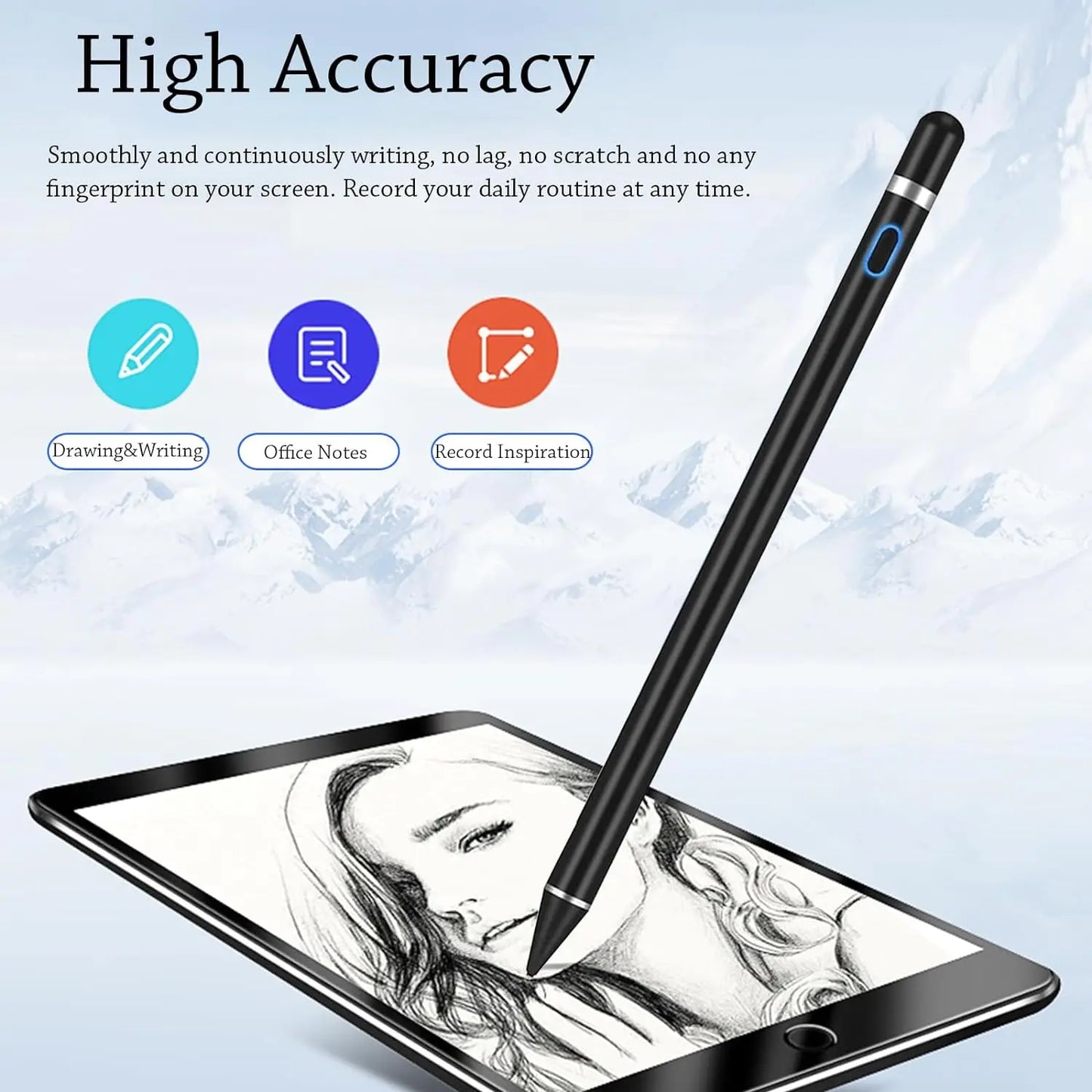 Stylus Pens Compatible for IOS&Android Touch Screens,Stylus Pen for IPad/iPad Air/Mini/Pro/Android/iPhone/Cellphone/Tablet Pen