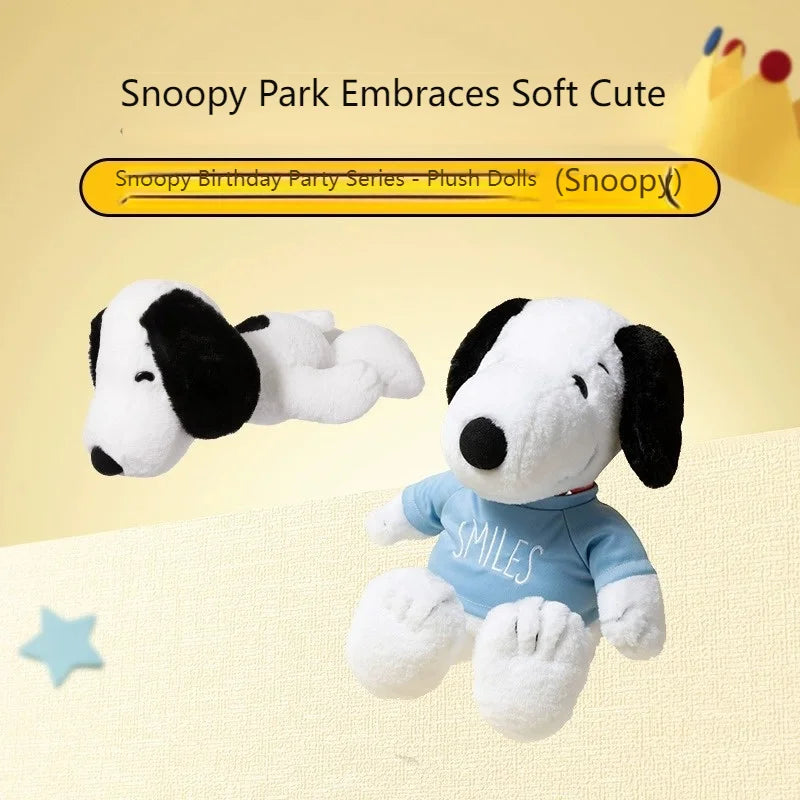 Miniso Animation Plush Snoopy Plush Toy for Children Cartoon Dog Plush Pillow Kawaii Sofa Cushion Cute Room Decoration Gift