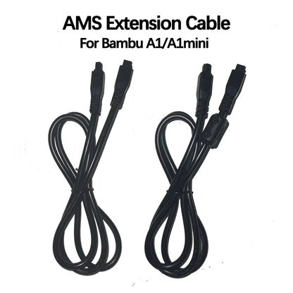 AMS Lite 1M 4-pin Extension Cable With Magnetic Ring For Bambu Lab A1/A1mini 3D Printer Parts